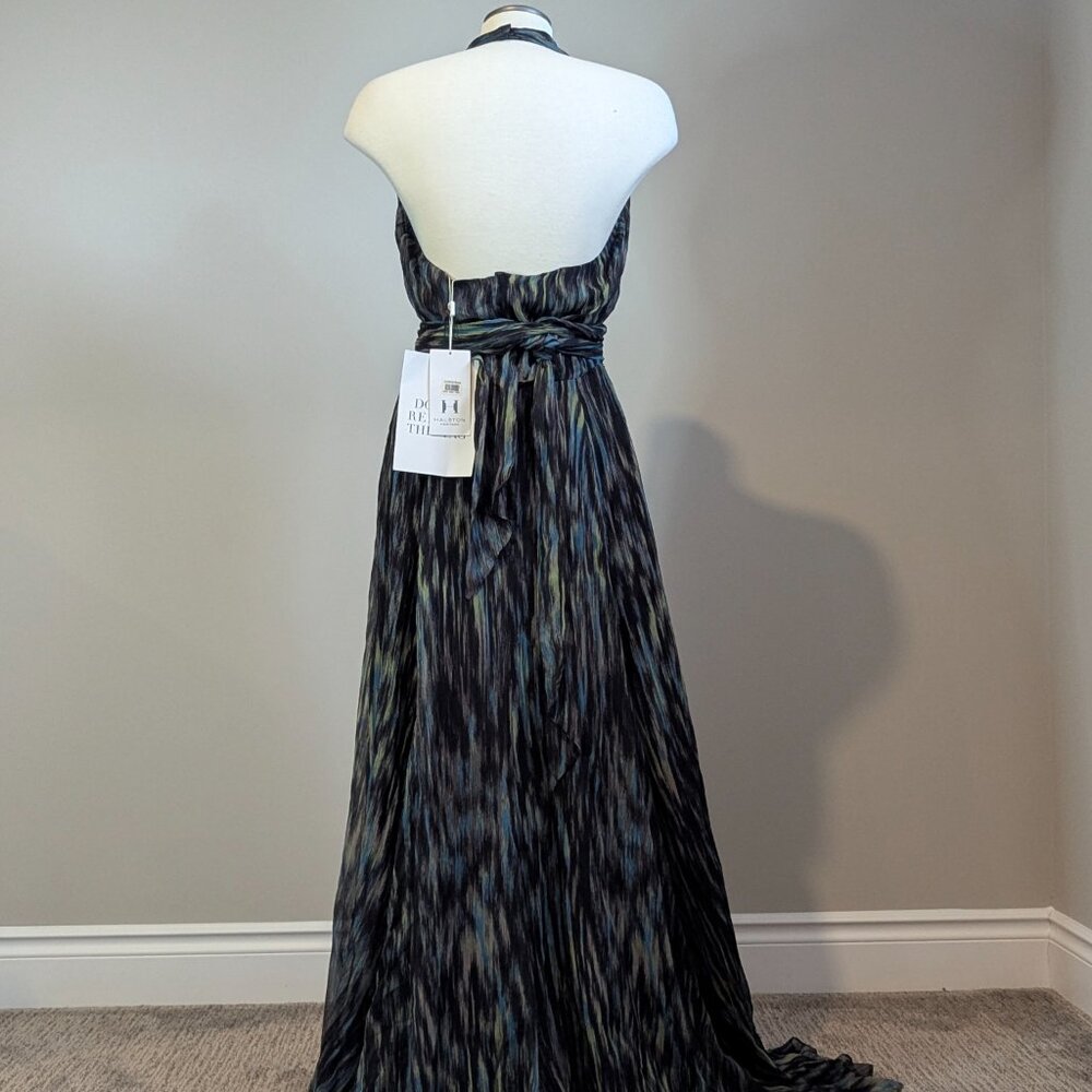 NWT 100% Silk New With Tags Gown Bohemian Resort Vacation  Medium - Picture 7 of 16